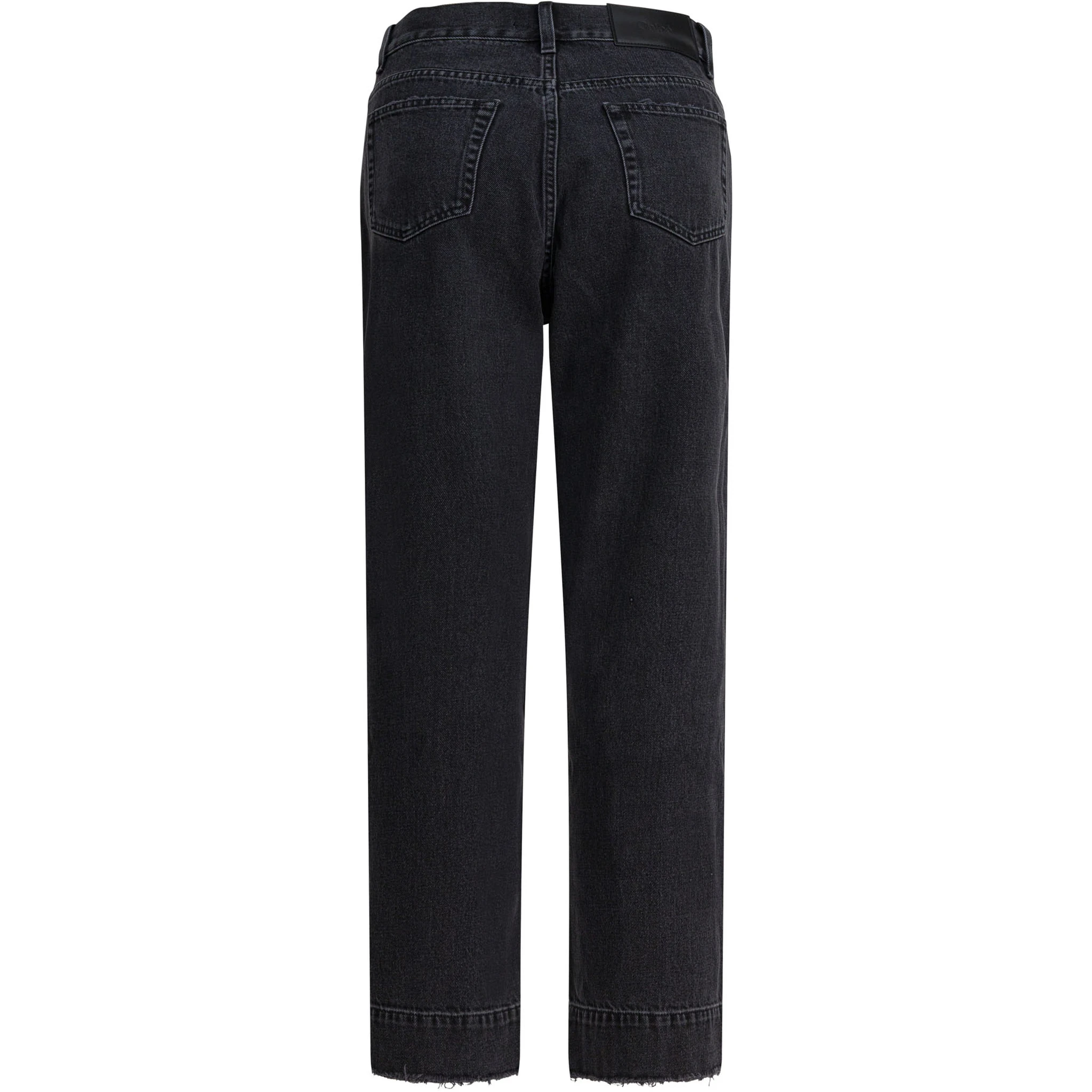 High-waisted jeans