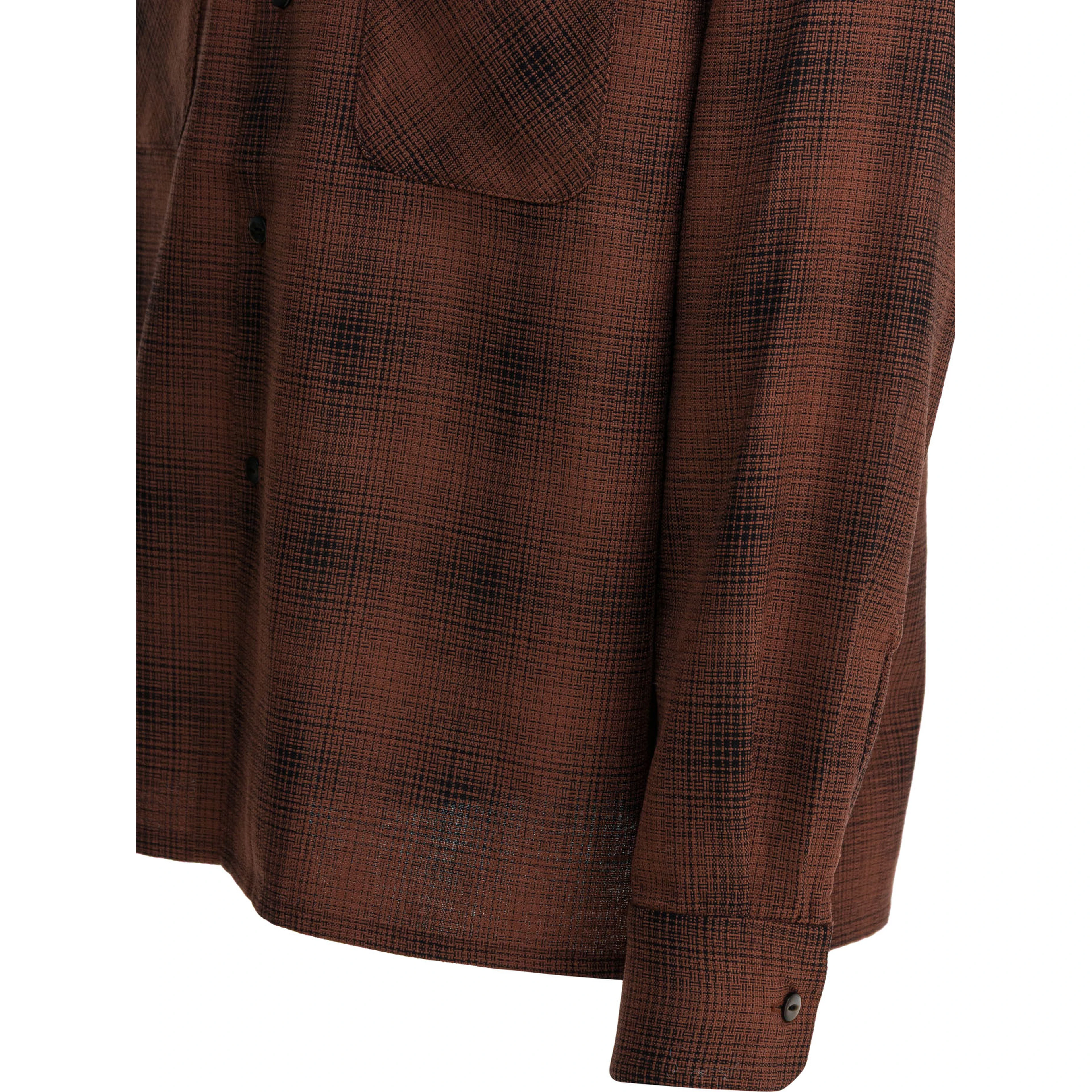 Checked wool "One-Up" shirt