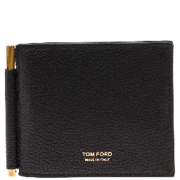 Tom Ford Mens Black Leather Wallet