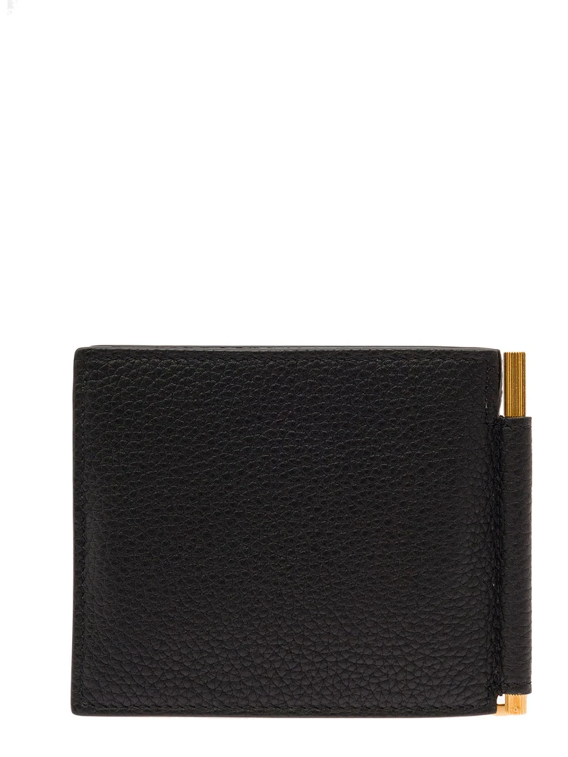 Tom Ford Mens Black Leather Wallet
