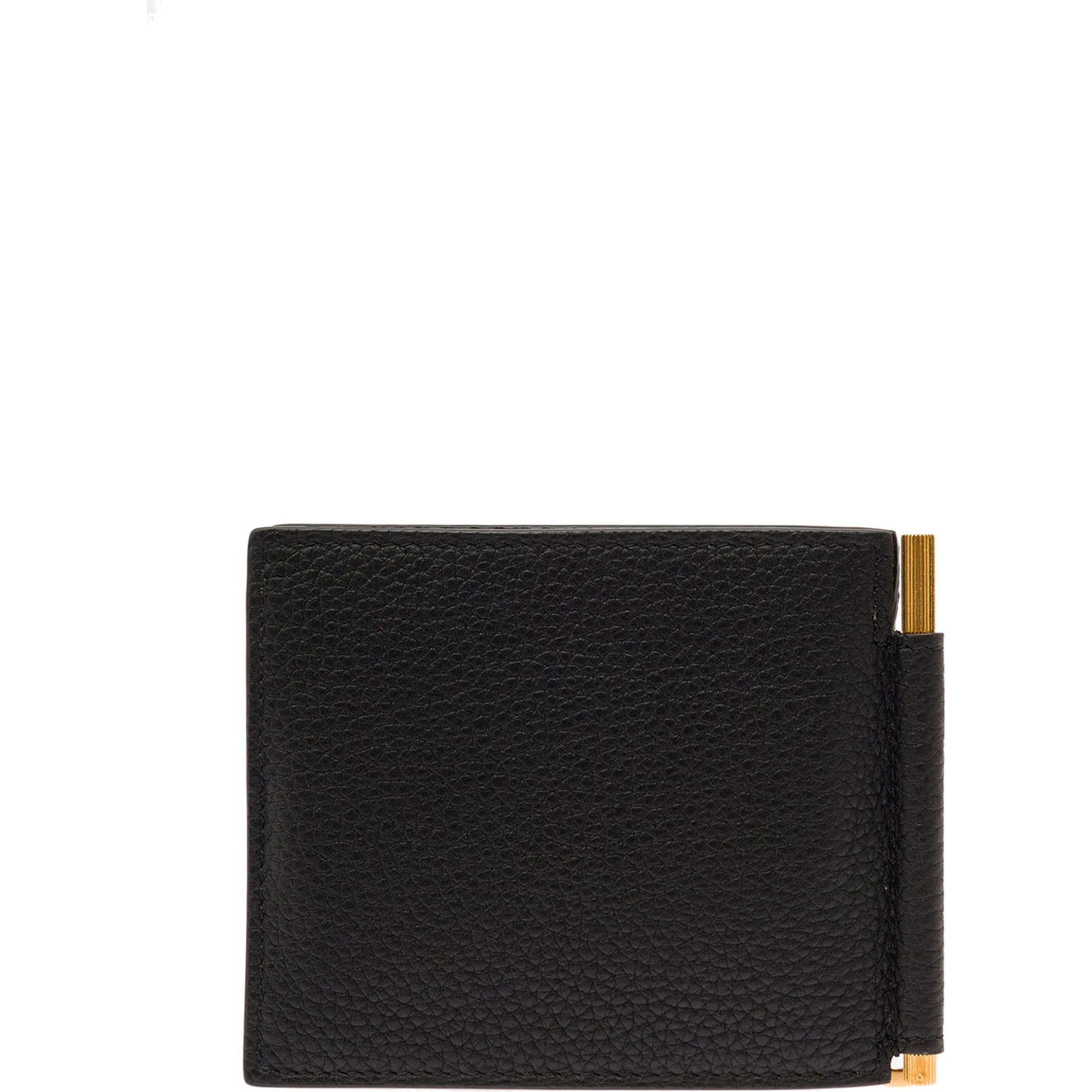 Tom Ford Mens Black Leather Wallet