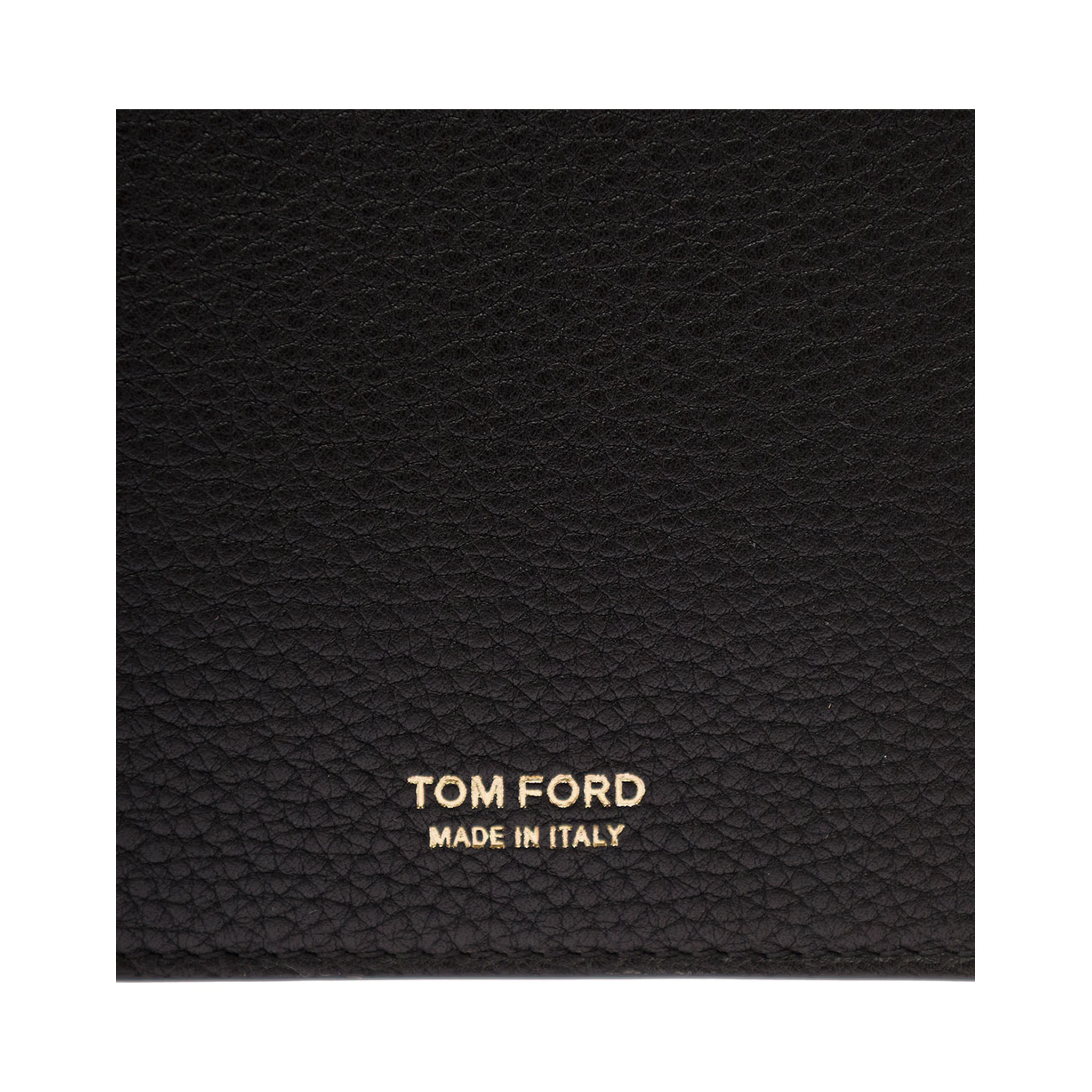 Tom Ford Mens Black Leather Wallet