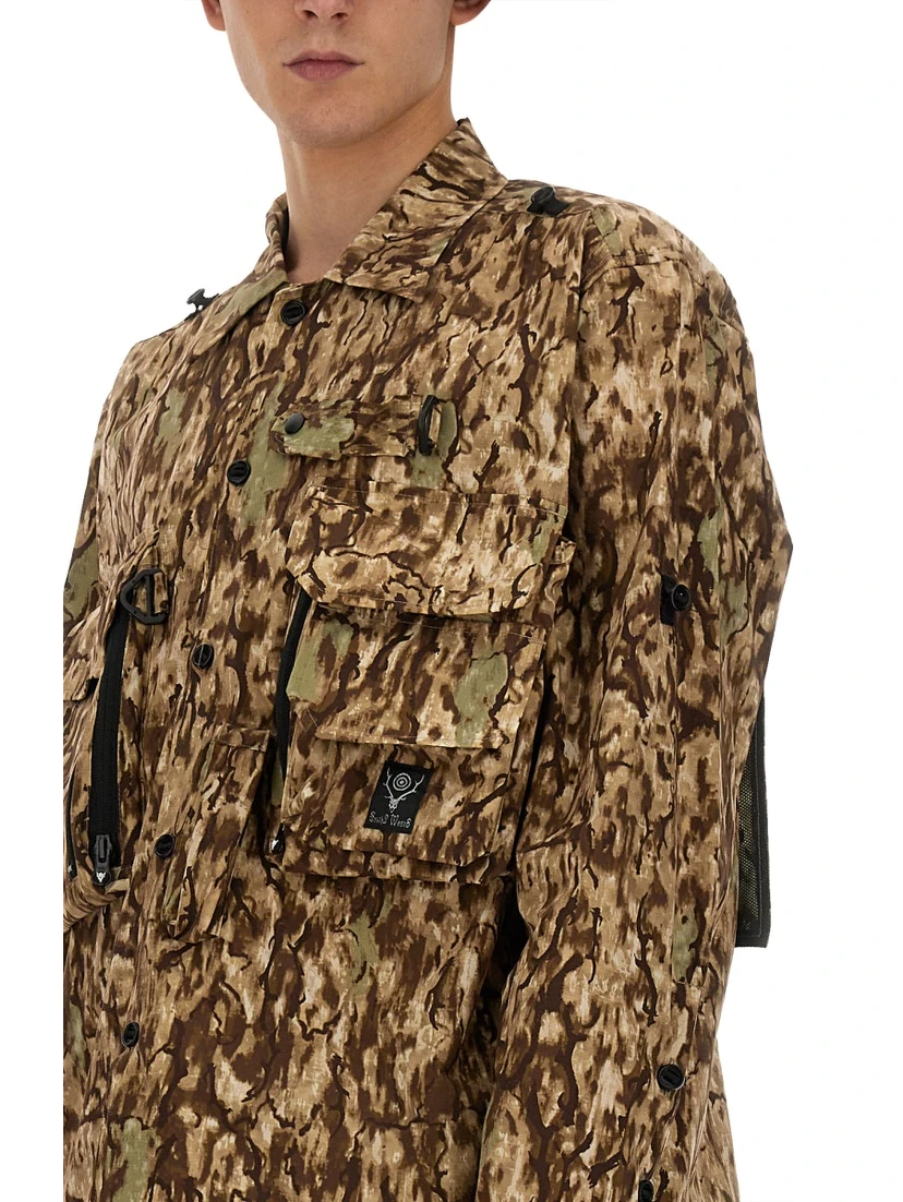 CAMOUFLAGE PRINT JACKET