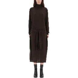 "TROMPE L'OEIL" MIDI DRESS