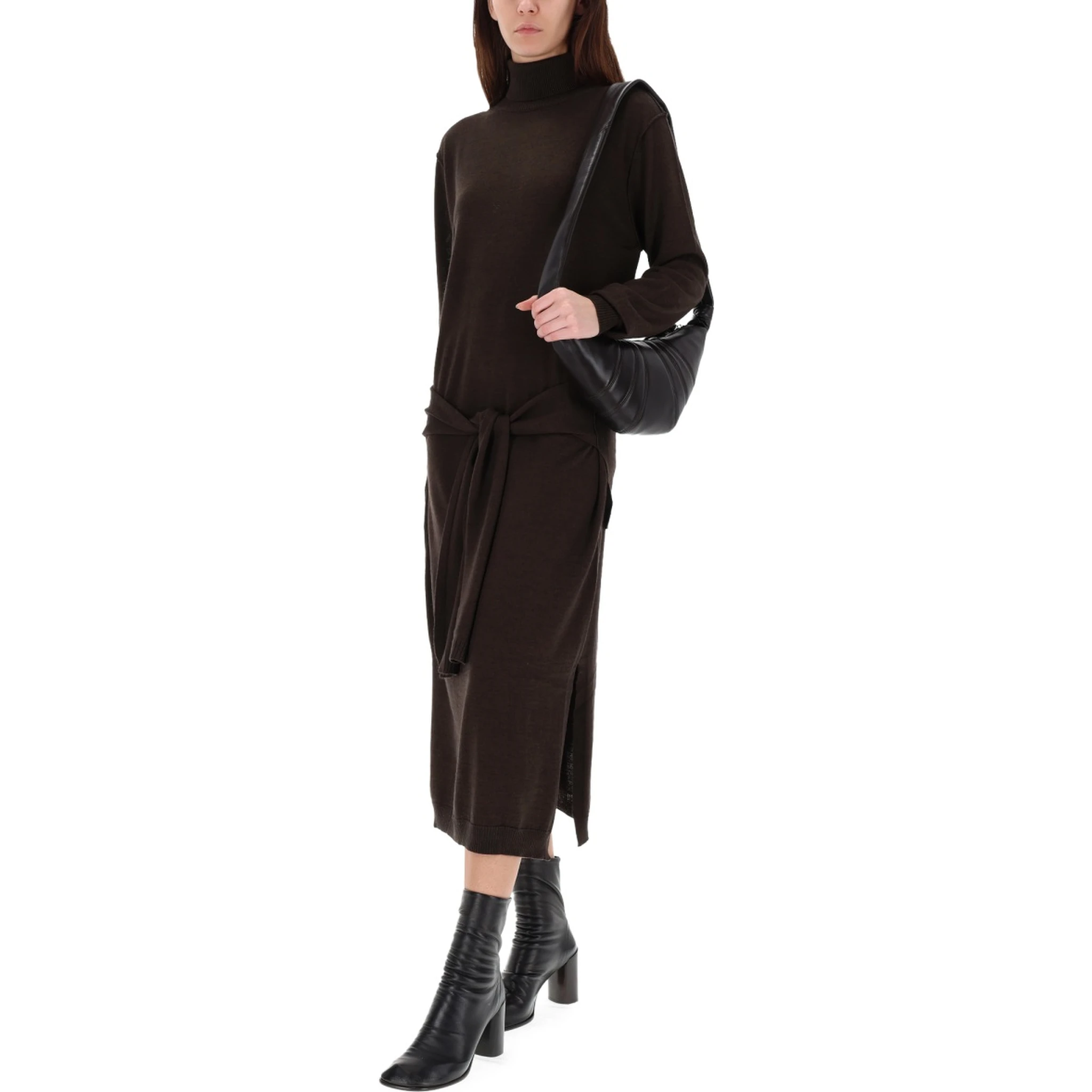 "TROMPE L'OEIL" MIDI DRESS