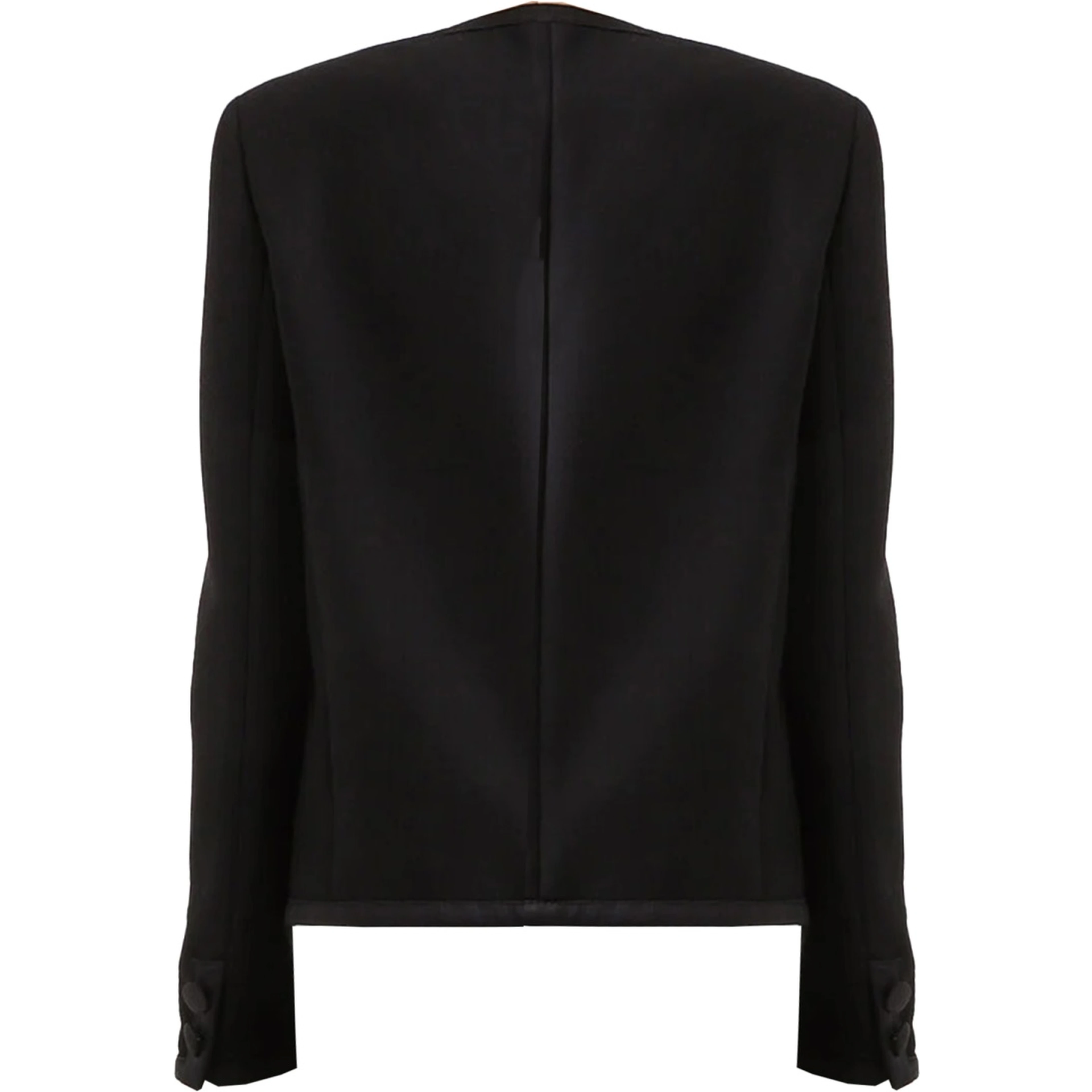 DOUBLE CREPE SINGLE-BREASTED JACKET