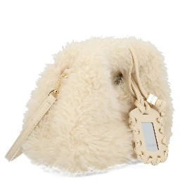 FAUX FUR HOBO BAG