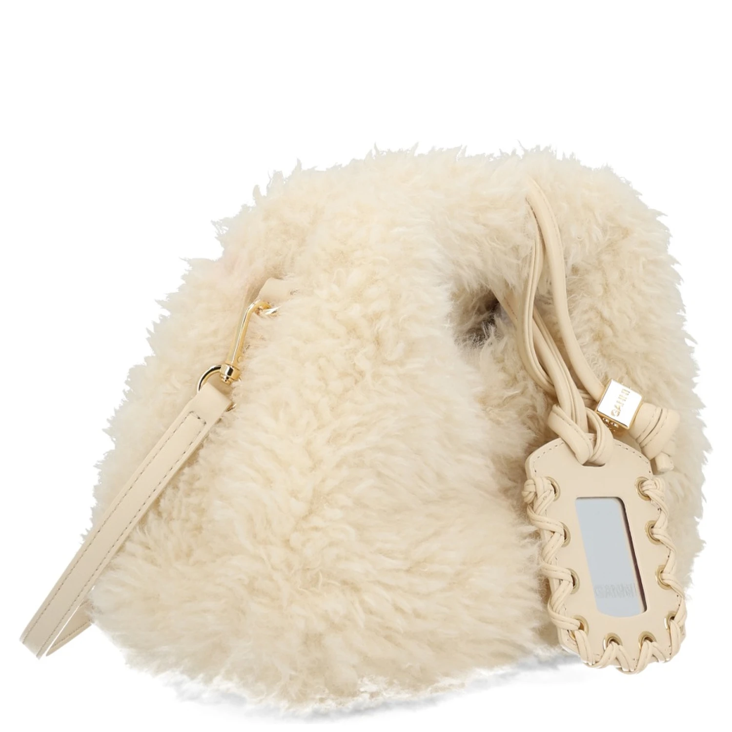 FAUX FUR HOBO BAG