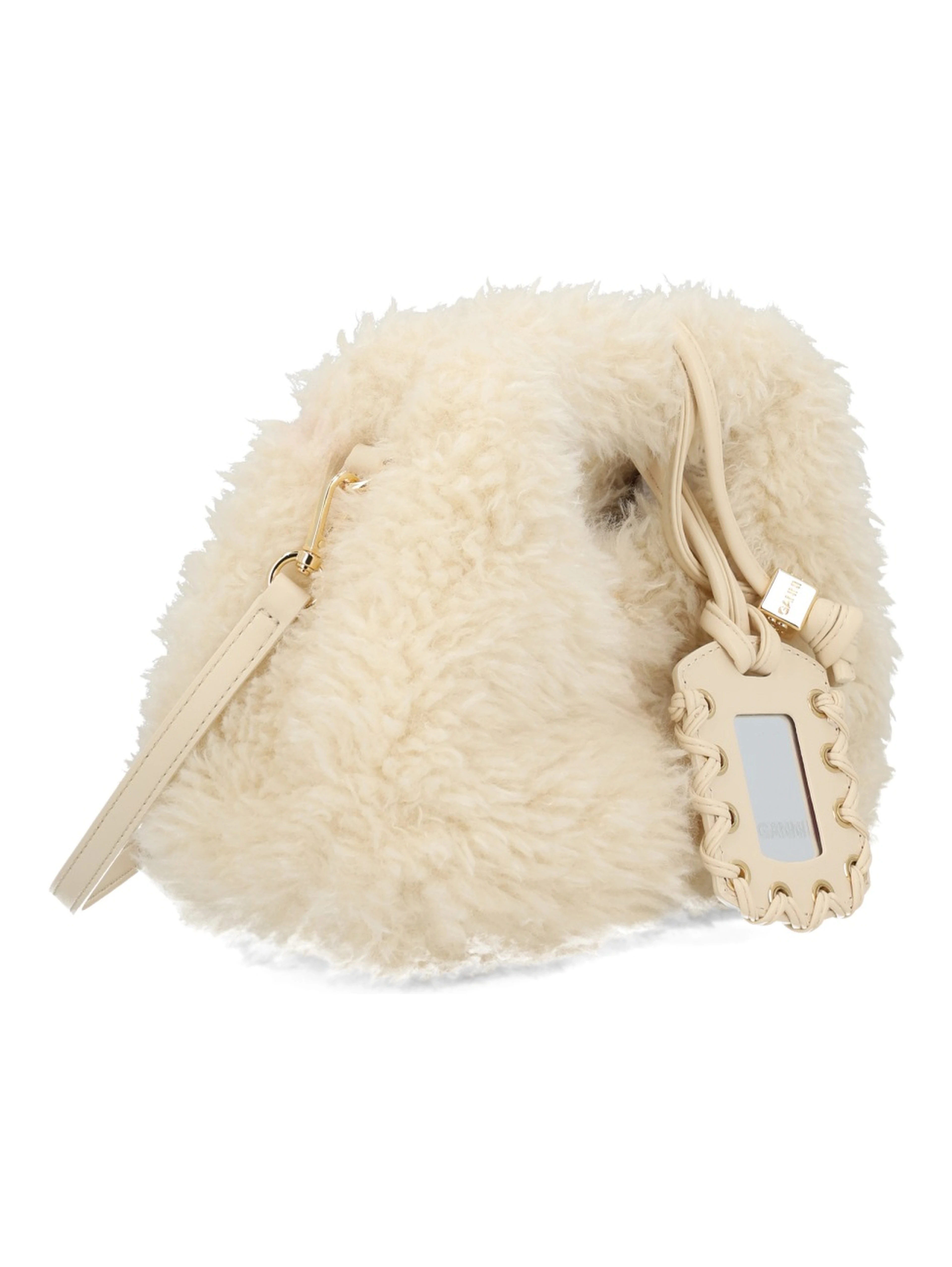 FAUX FUR HOBO BAG