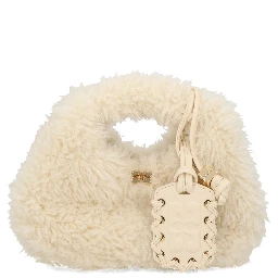 FAUX FUR HOBO BAG