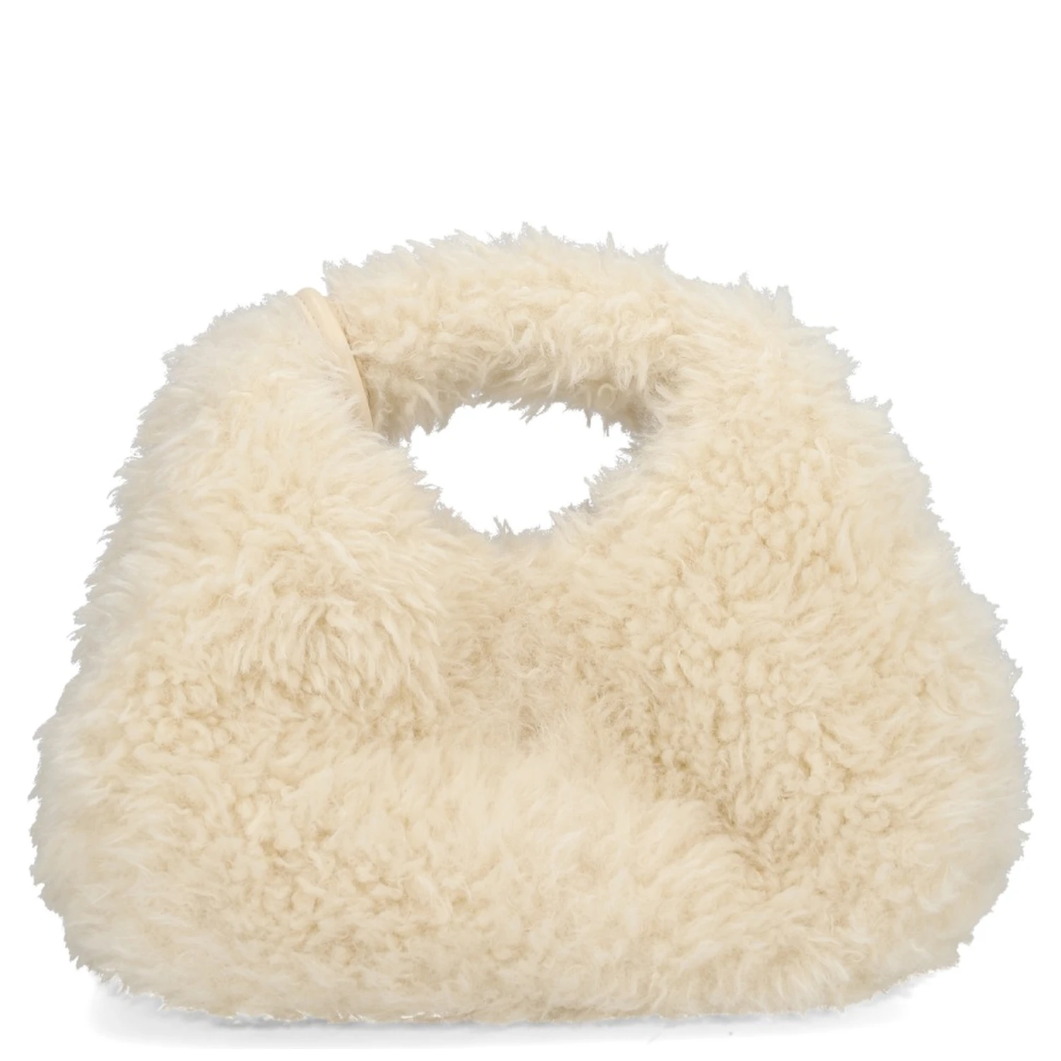 FAUX FUR HOBO BAG