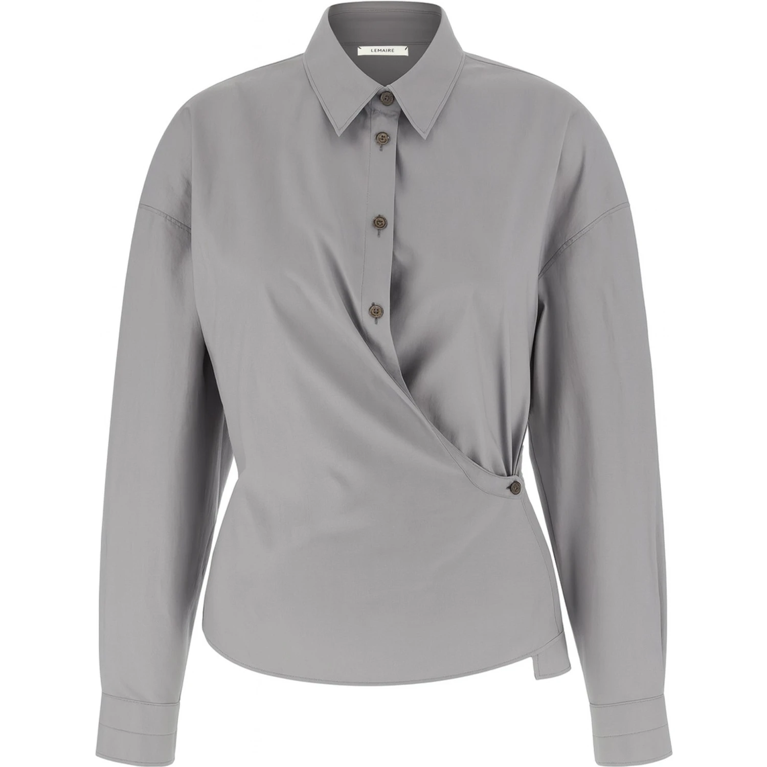 STRAIGHT TWISTED COLLAR SHIRT