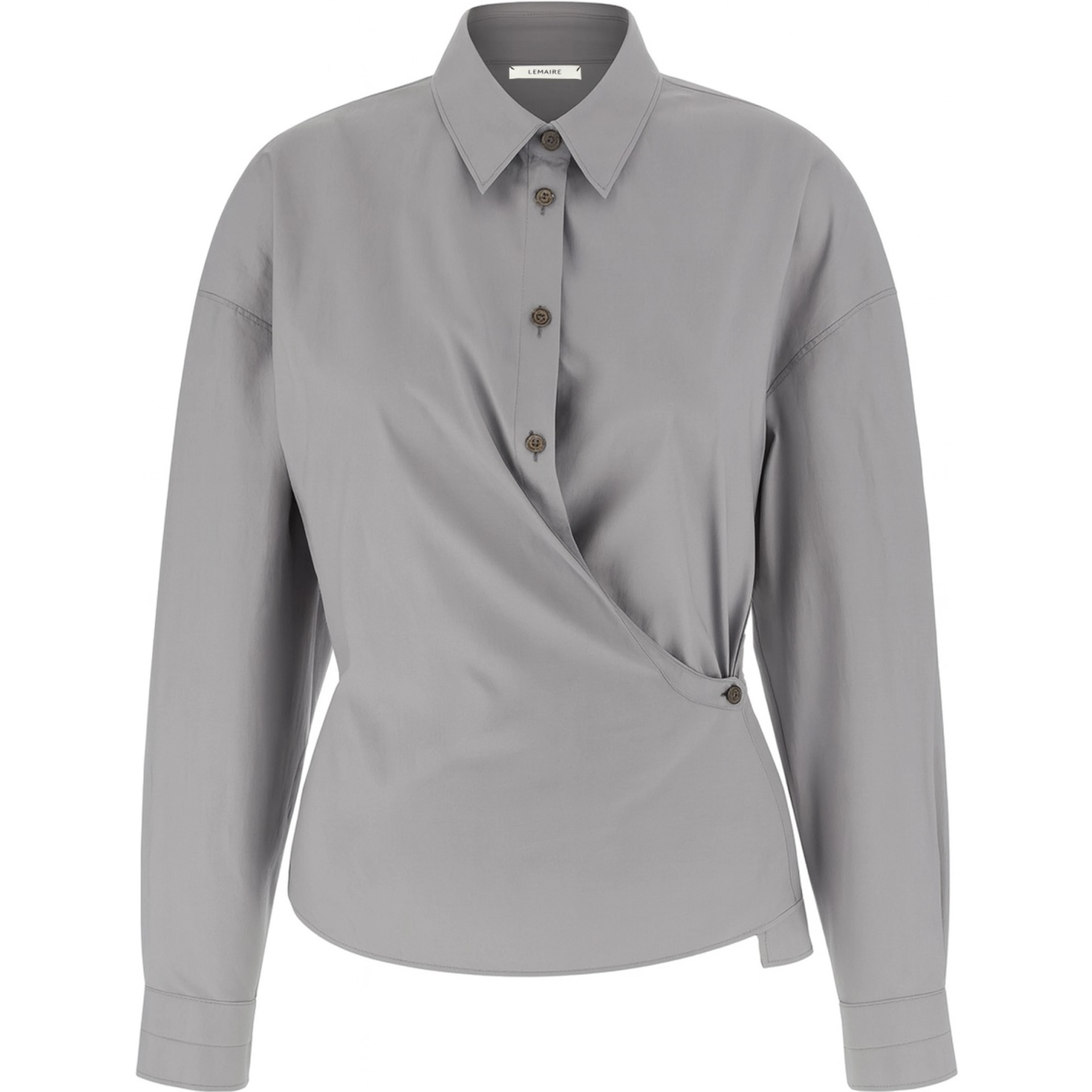 STRAIGHT TWISTED COLLAR SHIRT
