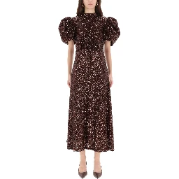 MIDI DRESS WITH SEQUINS