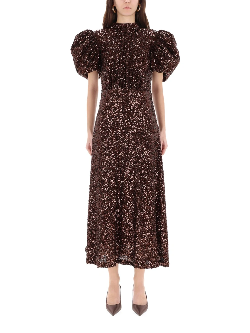 MIDI DRESS WITH SEQUINS