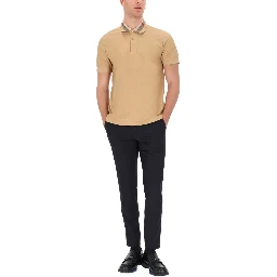POLO SHIRT WITH "CHECK" COLLAR