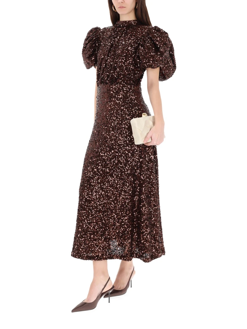 MIDI DRESS WITH SEQUINS