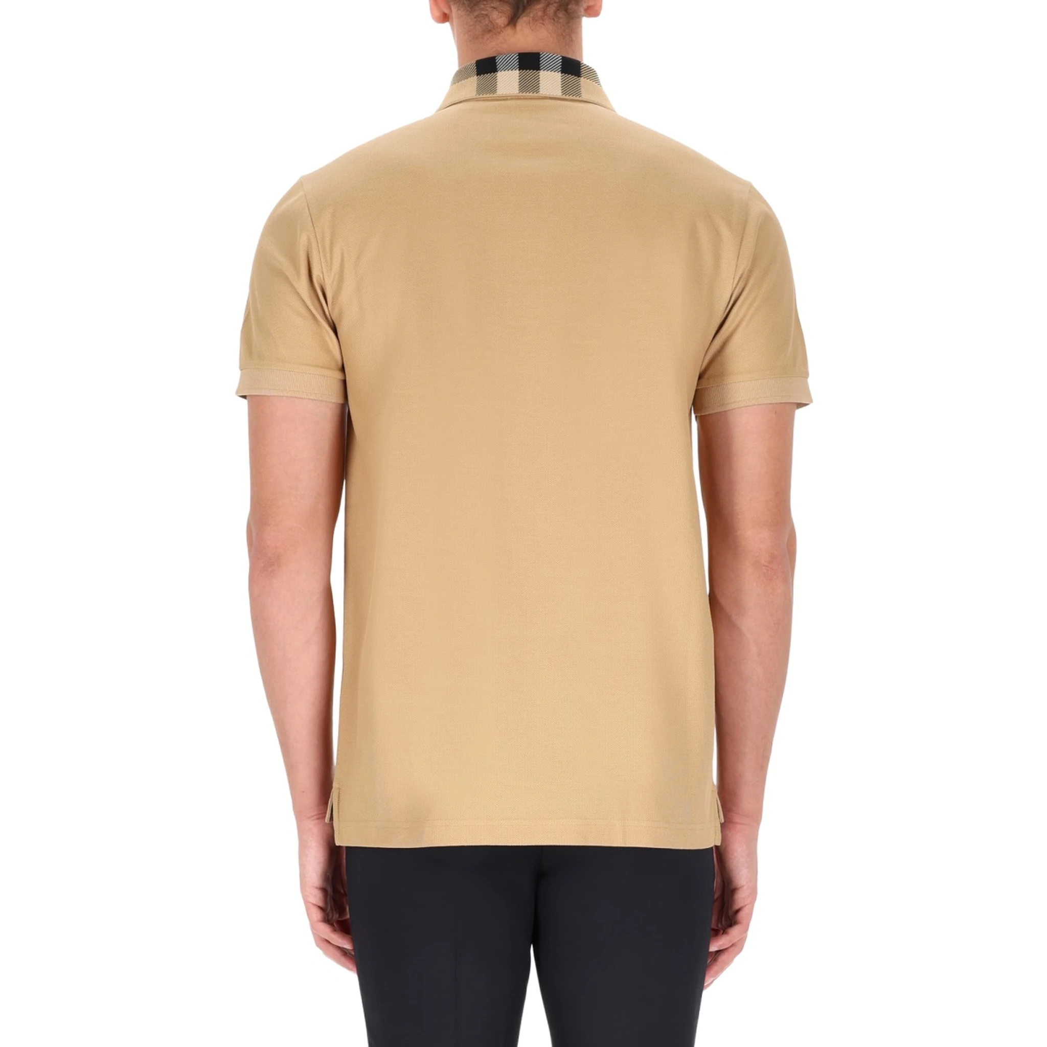 POLO SHIRT WITH "CHECK" COLLAR