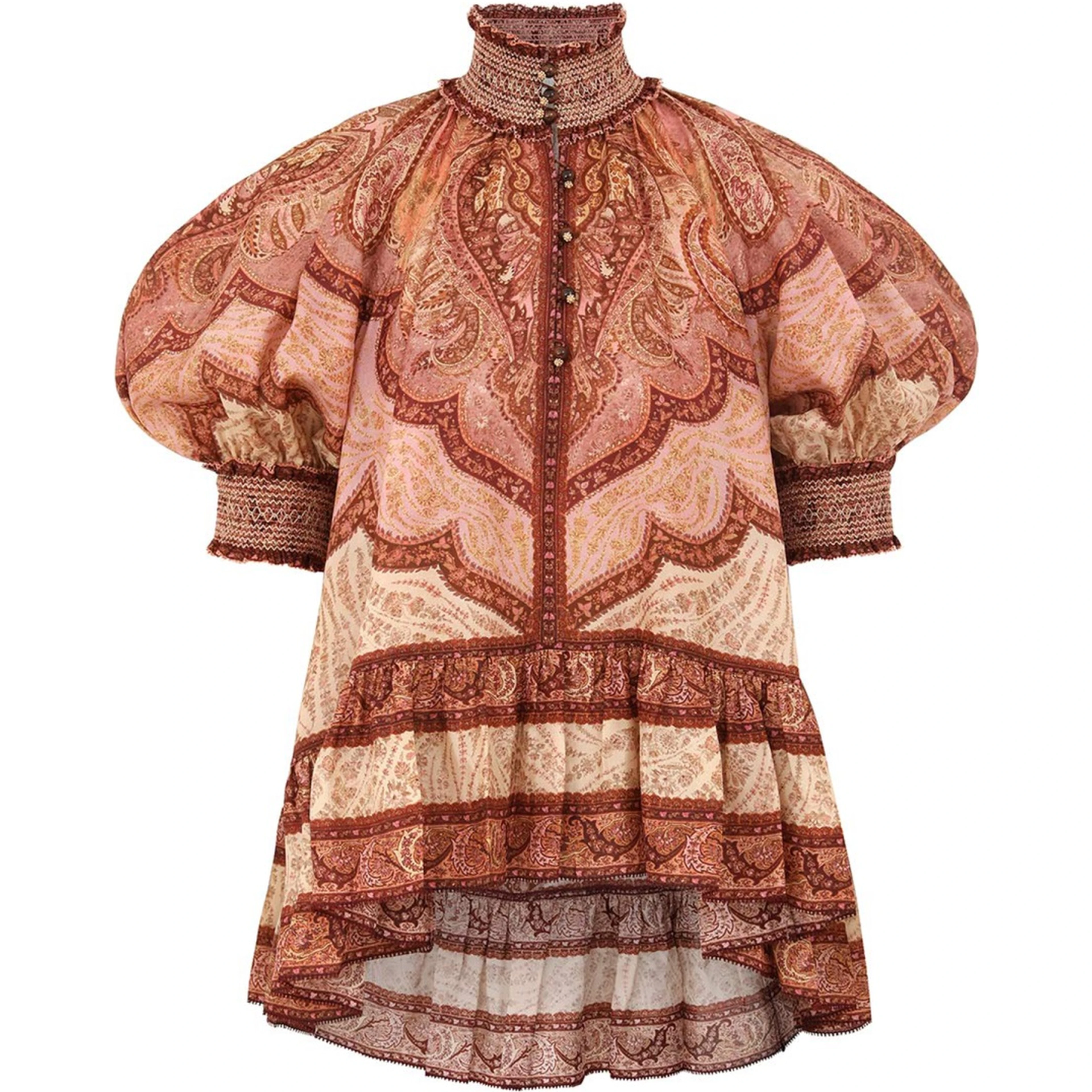"WANDERLUST" RUFFLE BLOUSE