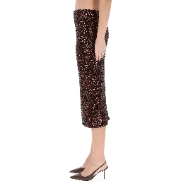 MIDI SKIRT WITH SEQUINS