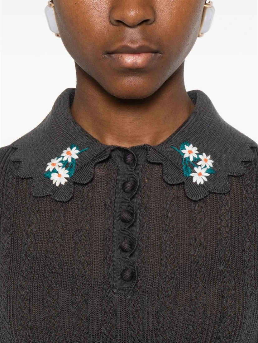 Self-portrait T-shirts and Polos Grey