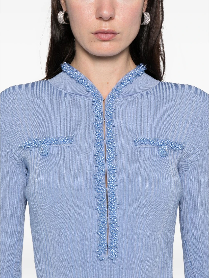 Self-portrait Dresses Clear Blue