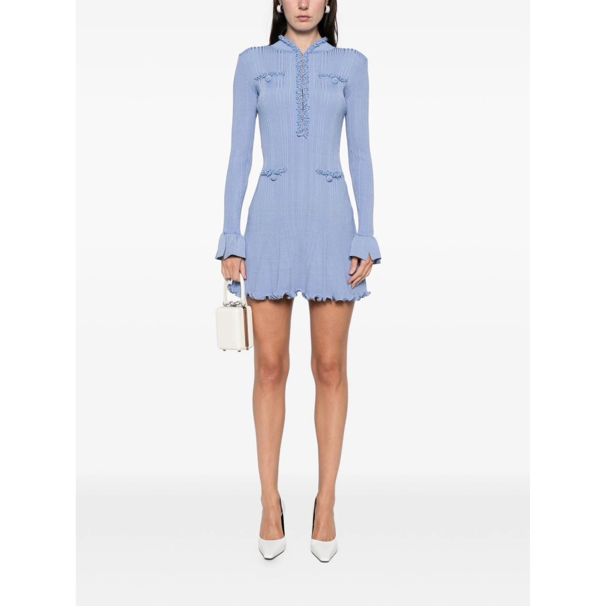 Self-portrait Dresses Clear Blue