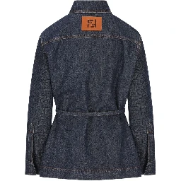 Fendi Coats Blue