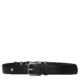 Black Leather Regular Belt