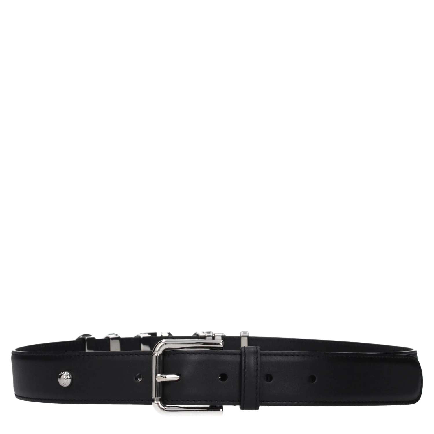 Black Leather Regular Belt