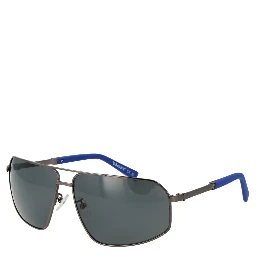 Gray Metal Sunglasses