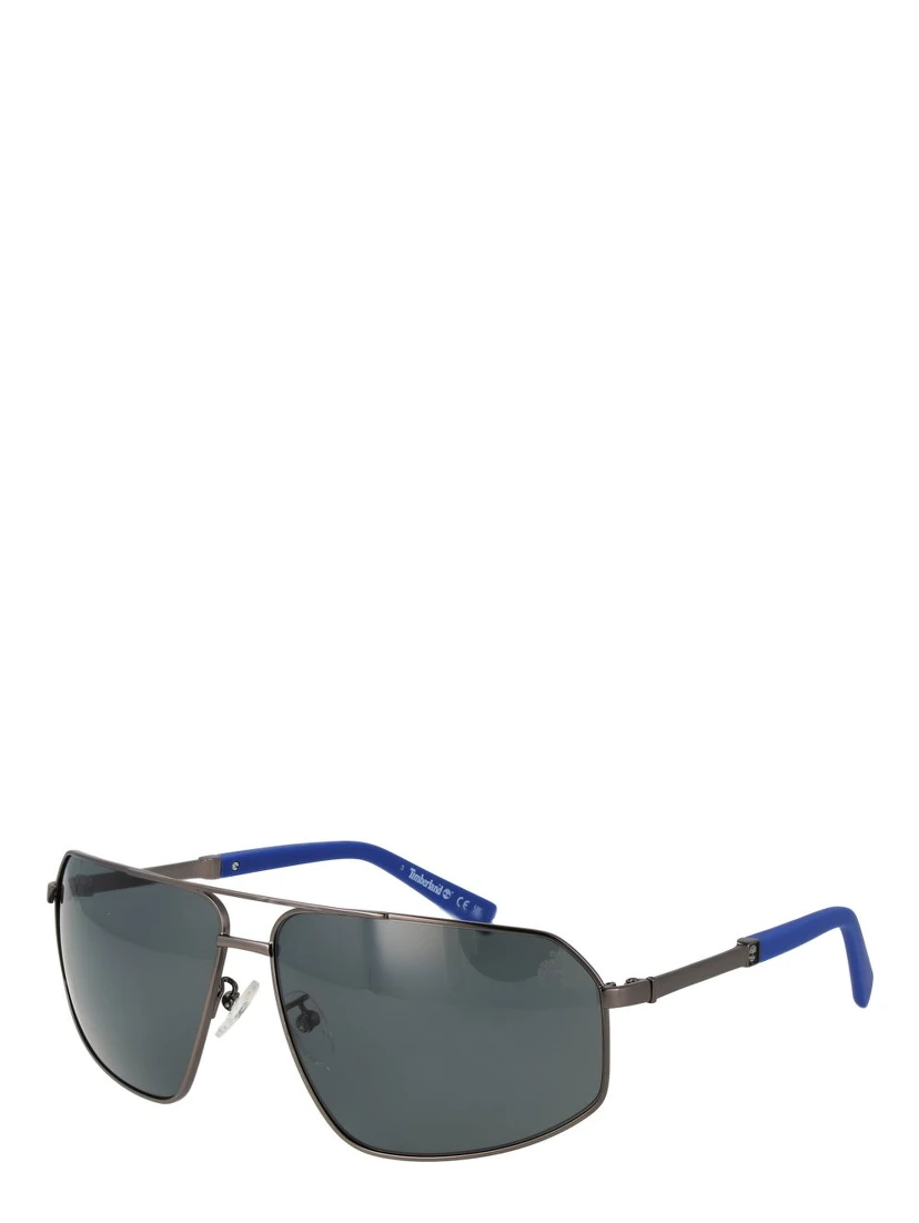Gray Metal Sunglasses