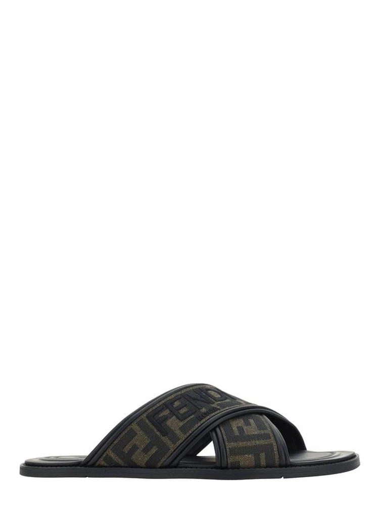 Black Rubber Slippers