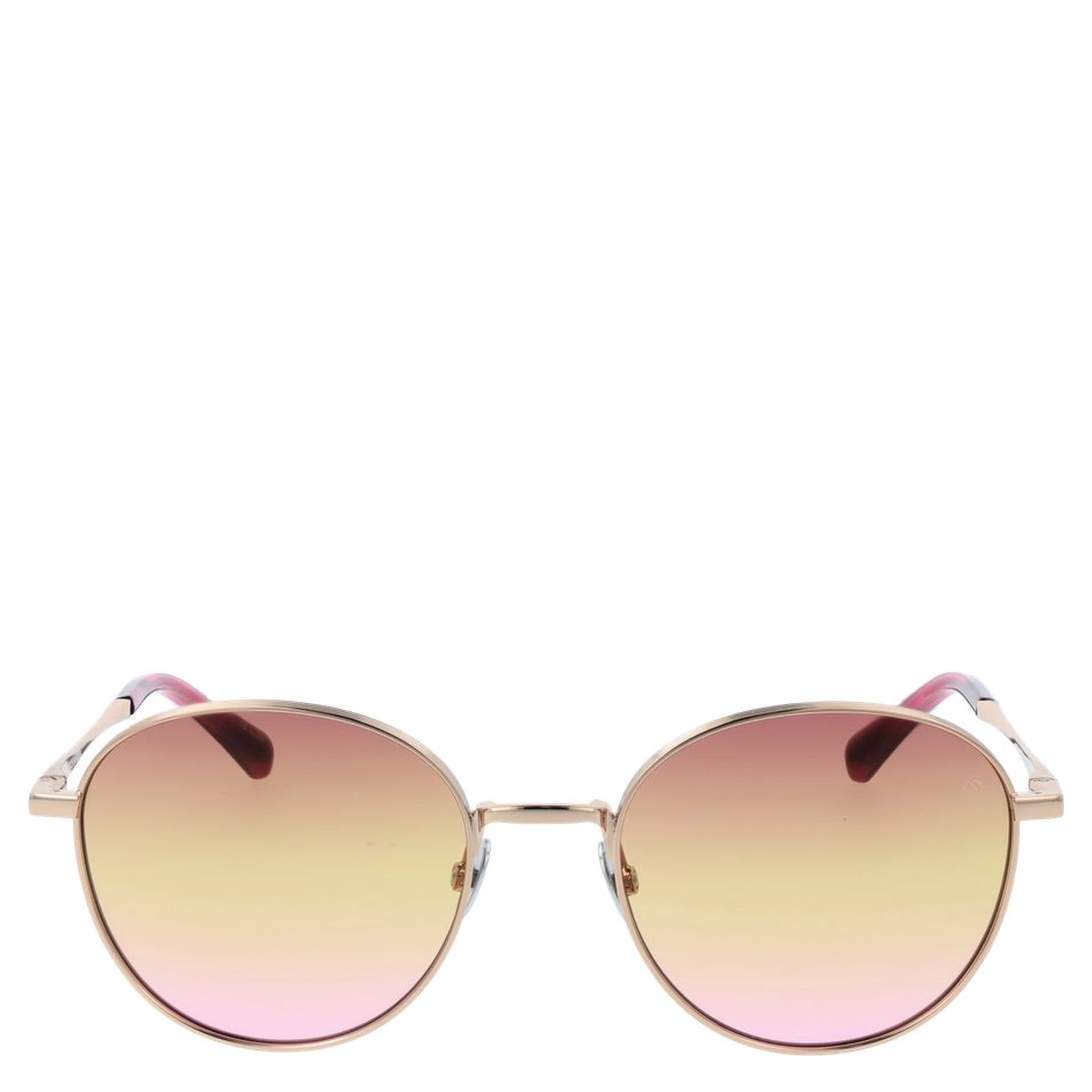 Rose Gold Metal Sunglasses