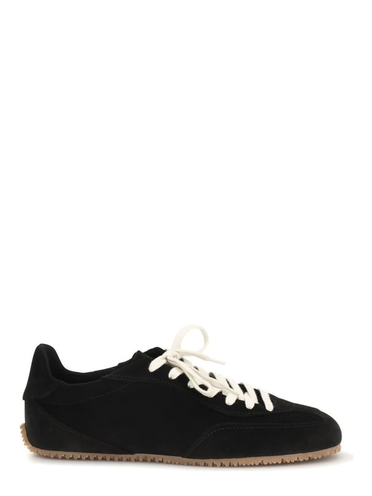 Black Calf Leather Bos Taurus Low Top Sneakers