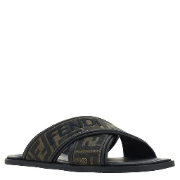 Black Rubber Slippers