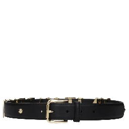 Black Leather Regular Belt