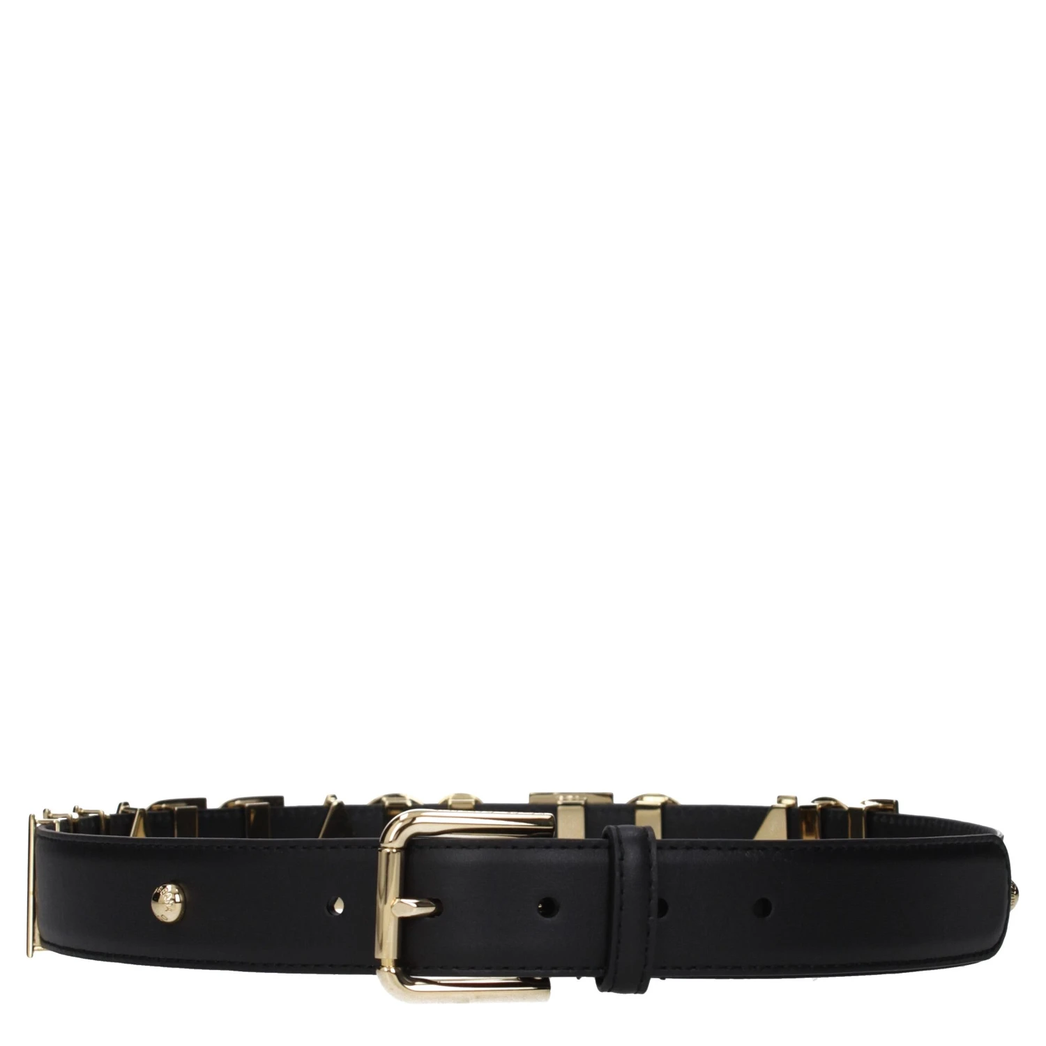 Black Leather Regular Belt
