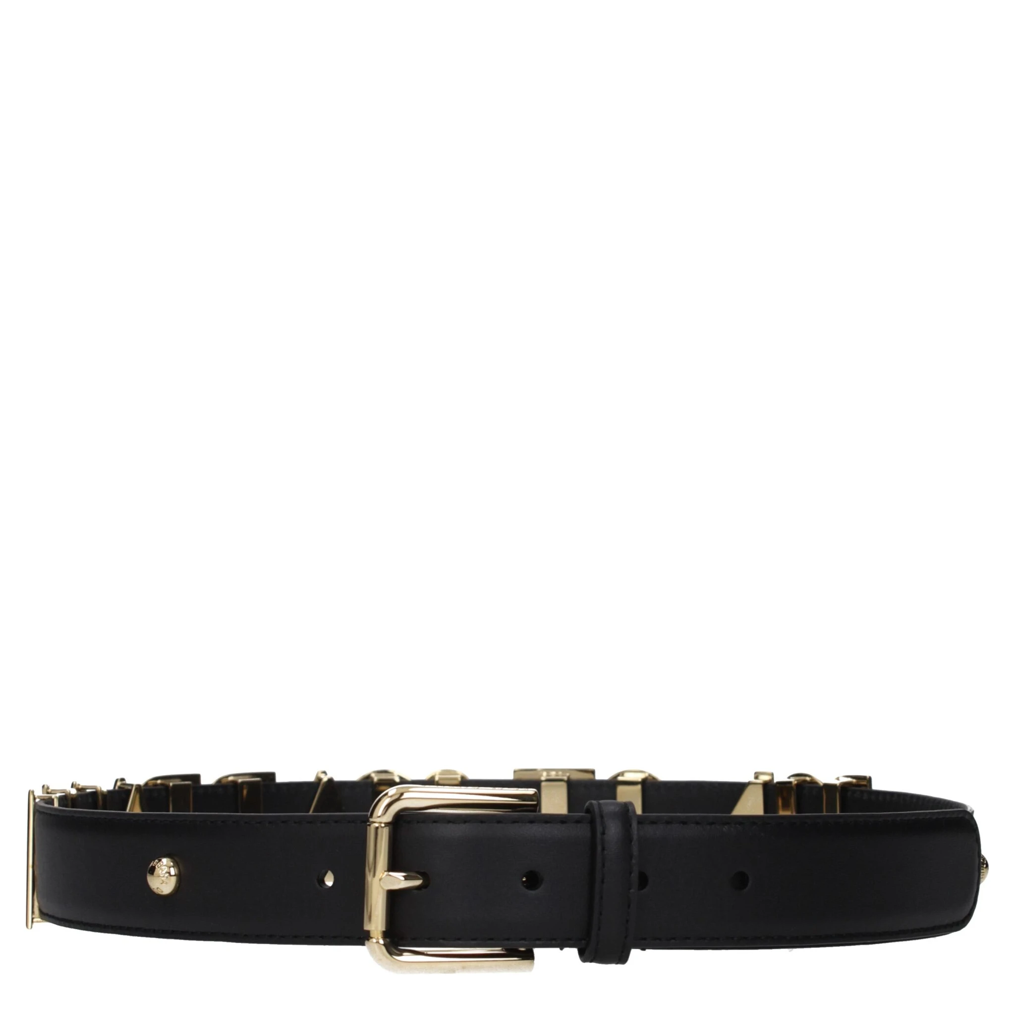 Black Leather Regular Belt