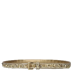 Gold Leather Regular Belt