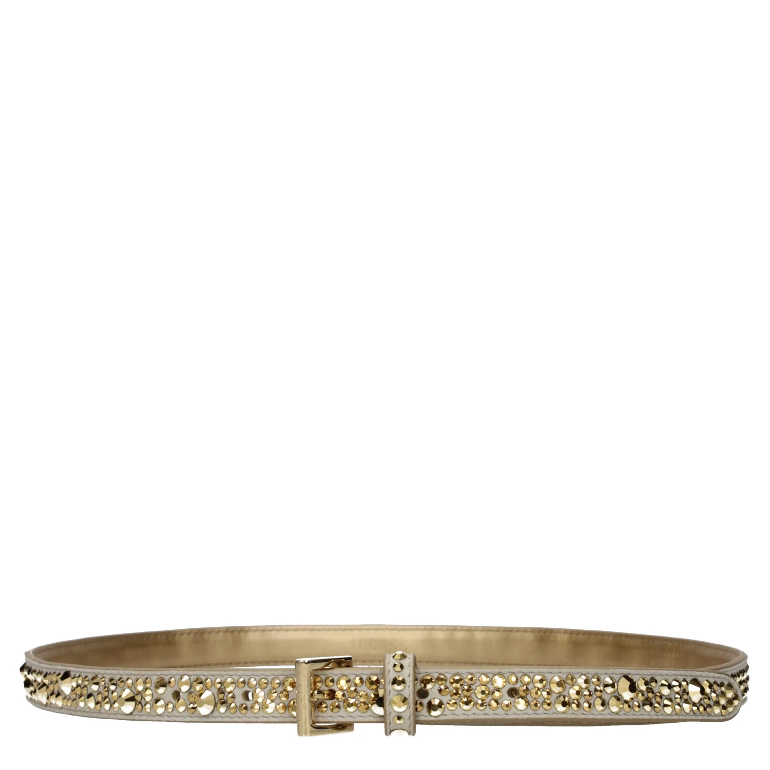 Gold Leather Regular Belt