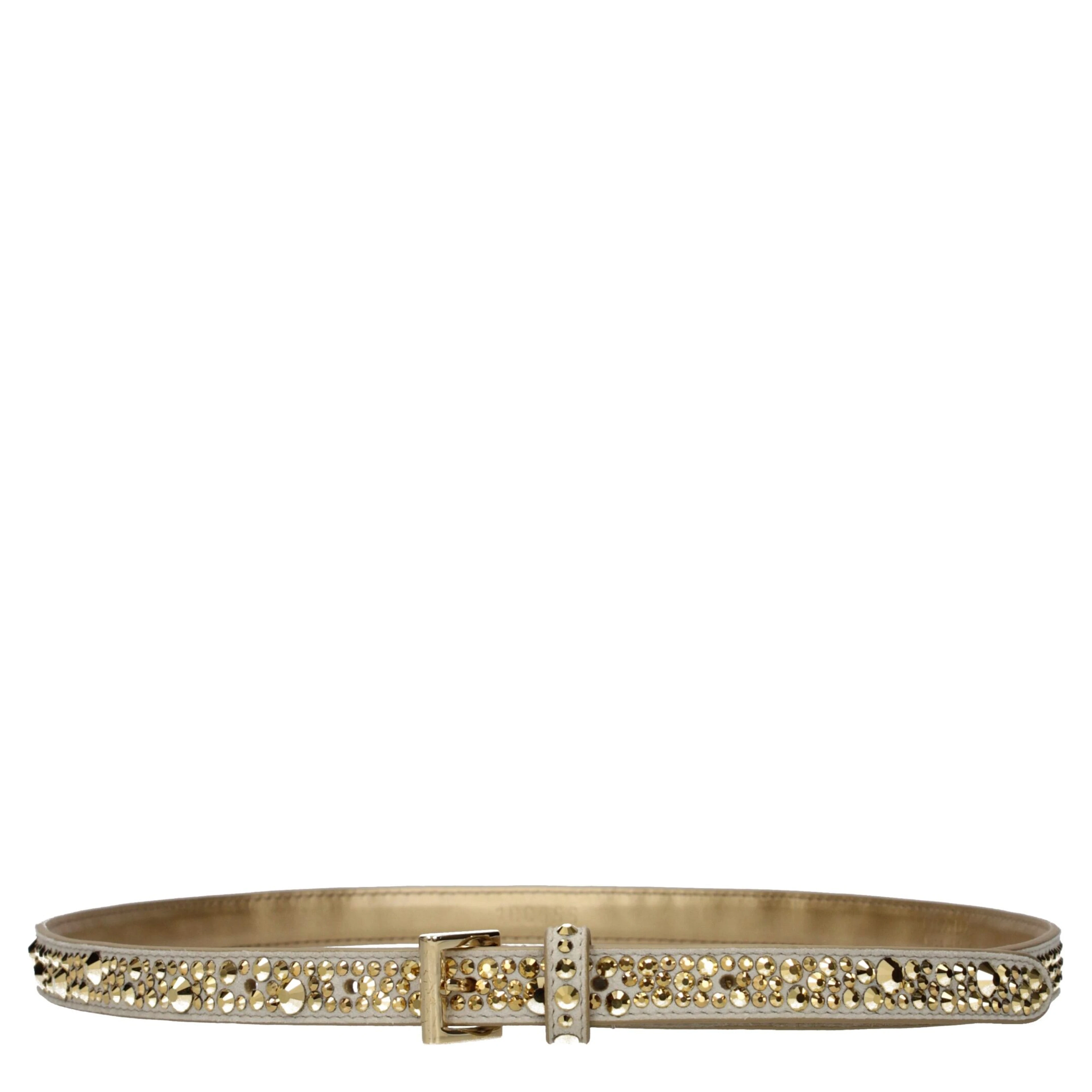 Gold Leather Regular Belt