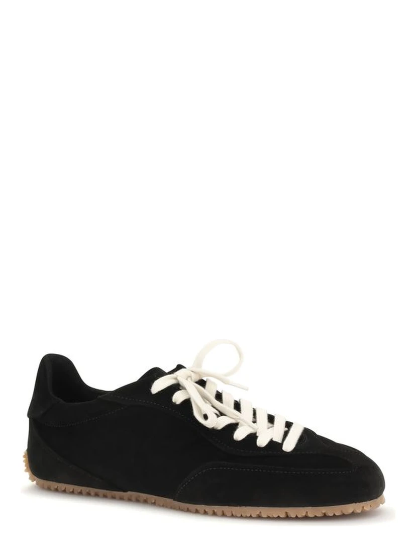 Black Calf Leather Bos Taurus Low Top Sneakers