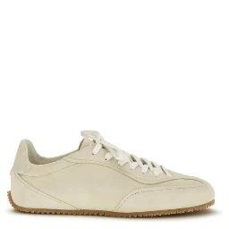Beige Rubber Low Top Sneakers