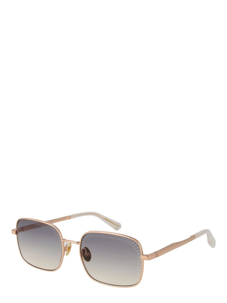 Rose Gold Metal Sunglasses