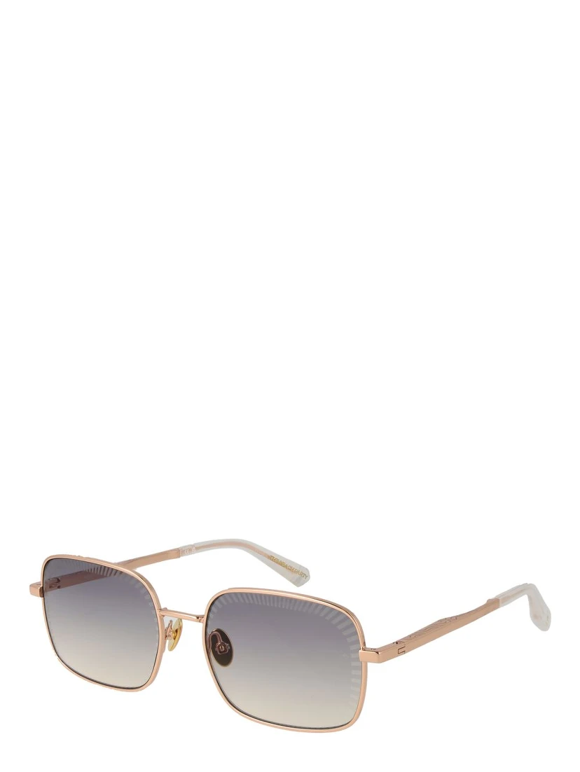 Rose Gold Metal Sunglasses
