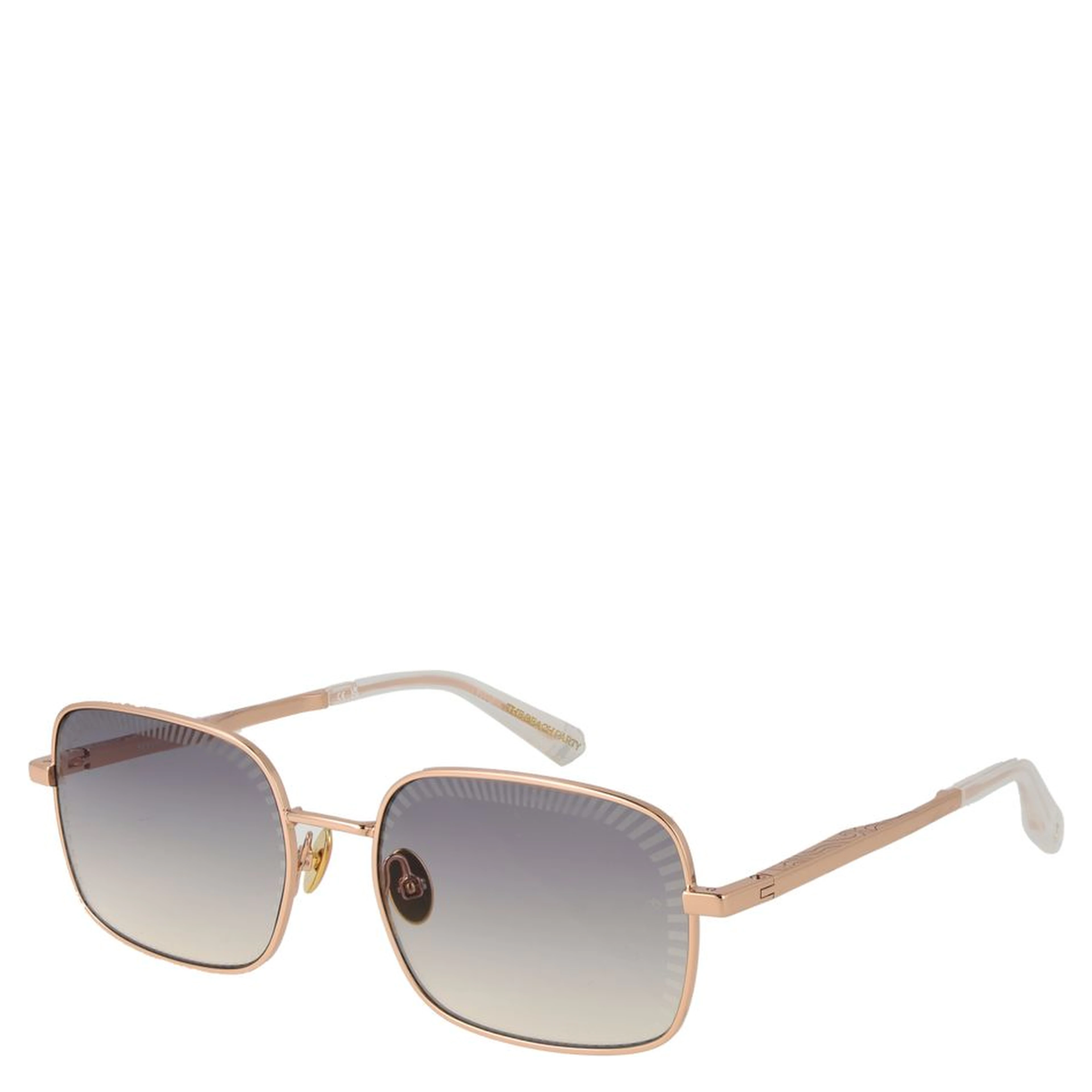 Rose Gold Metal Sunglasses