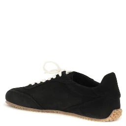 Black Calf Leather Bos Taurus Low Top Sneakers