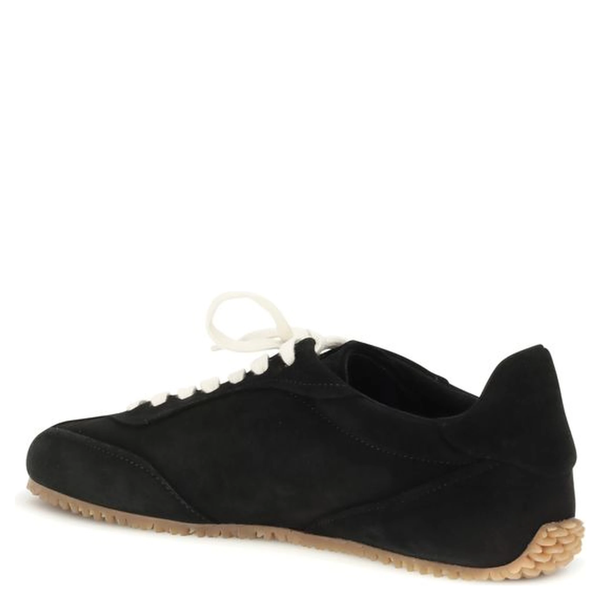 Black Calf Leather Bos Taurus Low Top Sneakers