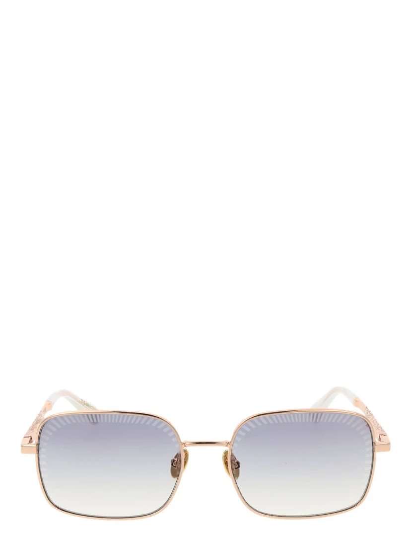 Rose Gold Metal Sunglasses